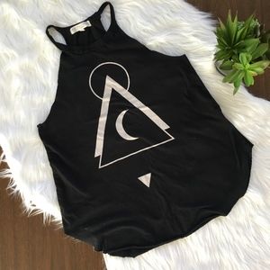 UO Truly Madly Deeply Geometric Moon Graphic Tank